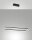 LED Pendelleuchte Aluminium IP40 3000K Schwarz dimmbar
