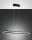 LED Pendelleuchte Aluminium IP40 3000K Schwarz dimmbar