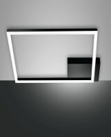 LED Deckenleuchte Schwarz 3000K Aluminium B:45 cm