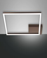 LED Deckenleuchte Aluminium 3000K Rostbraun B:45 cm