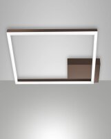 LED Deckenleuchte Rostbraun 3000K Aluminium B:45 cm