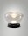 LED Tischleuchte Cognac 2700/3000/4000K Glas Schwarz