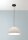 Pendelleuchte Weiß Metall E27 blendarm Ø36 cm rund