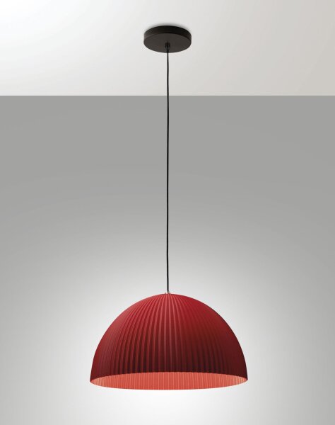 Hängelampe Bordeaux Metall E27 Ø36 cm rund dekorativ