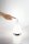 LED Tischleuchte Glas Metall 3000K Messing Weiß 23 cm