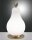 LED Tischleuchte Glas Metall 3000K Messing Weiß 23 cm
