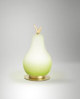 LED Tischleuchte Glas 3000K Grün H:23 cm blendarm