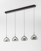 LED Hängelampe 2700/3000/4000K Rauchglas L:87 cm