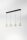 LED Pendelleuchte Glas Cognac 2700/3000/4000K Schwarz