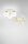 LED Deckenleuchte Glas 3000K Weiß B:50 cm 3900 lm