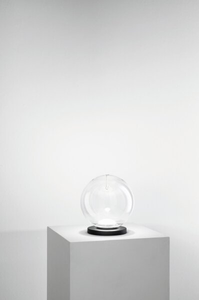 LED Tischleuchte Glas 2700/3000/4000K Schwarz L:25 cm