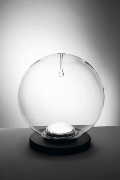LED Tischleuchte Glas 2700/3000/4000K Schwarz L:25 cm
