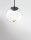 LED Pendelleuchte Glas 2700/3000/4000K Schwarz Ø35 cm