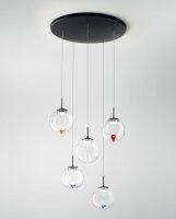 LED H&Atilde;&curren;ngelampe Glas 2700/3000/4000K...