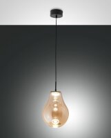 LED Pendelleuchte Bernstein 2700/3000/4000K Glas &Oslash;25 cm