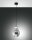LED Hängelampe Rauchglas 2700/3000/4000K Ø25 cm Schwarz