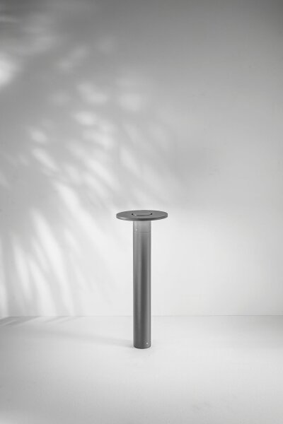 LED Leuchte Aluminium IP54 3000K Dunkelgrau schwenkbar