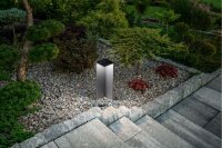 LED Leuchte Aluminium IP54 3000K Dunkelgrau H:50 cm