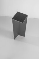 LED Leuchte Aluminium IP54 3000K Dunkelgrau H:50 cm