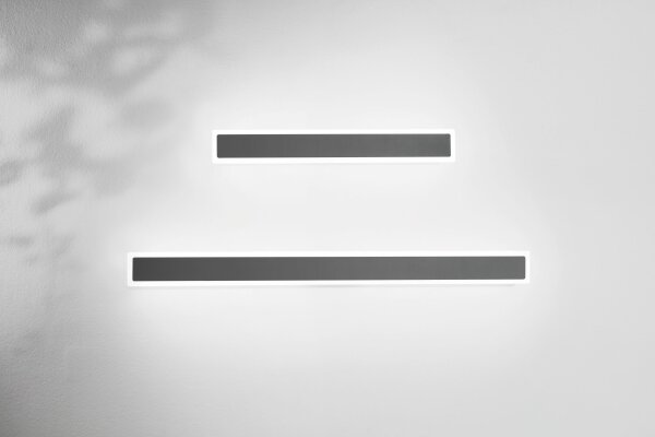 LED Wandleuchte Aluminium IP65 3000K Dunkelgrau
