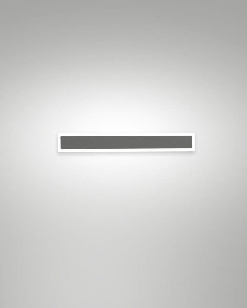 LED Wandleuchte Aluminium IP65 3000K Dunkelgrau