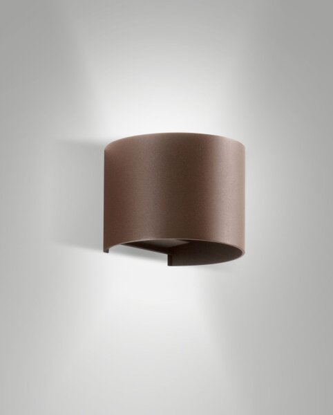 LED Wandleuchte Aluminium IP54 Up Down 3000K Glas