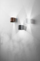 LED Wandleuchte Aluminium Up Down IP54 3000K Glas