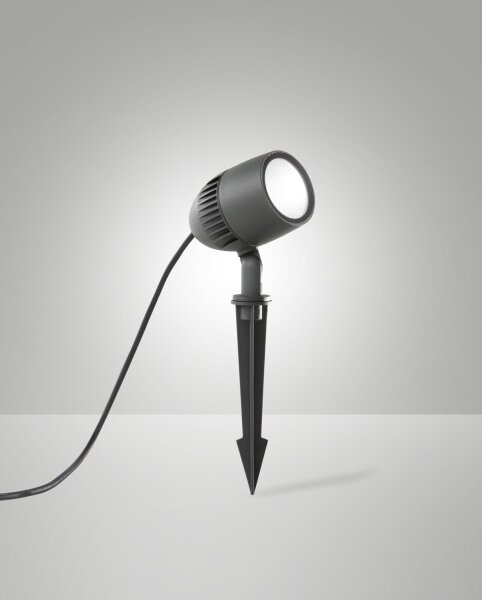 LED Leuchte Aluminium IP65 3000K Glas B:9 cm schwenkbar