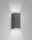 LED Wandleuchte Glas Up Down IP65 3000K Aluminium