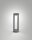 LED Stehleuchte Aluminium IP65 3000K Dunkelgrau Glas