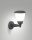 Wandleuchte Aluminium IP54 Weiß Dunkelgrau B:16,5 cm