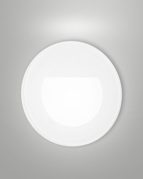 LED Einbauleuchte IP65 3000K Glas Weiß B:7,8 cm