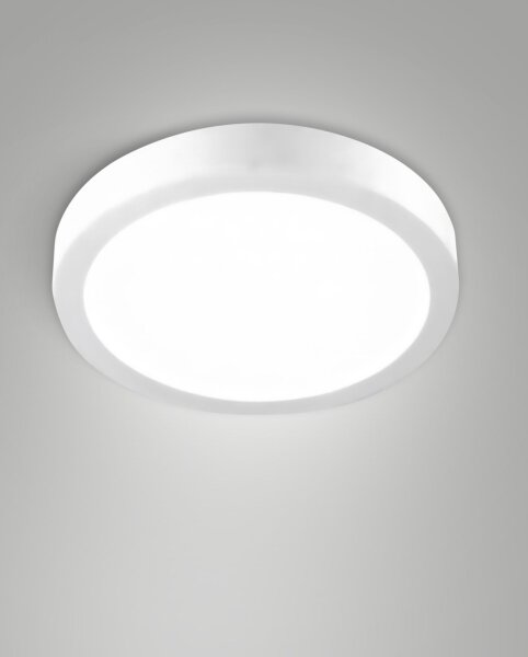 LED Deckenleuchte IP54 2700/3000/4000K Aluminium Weiß