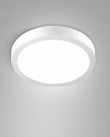 LED Deckenleuchte IP54 2700/3000/4000K Aluminium Wei&szlig;