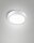 LED Deckenleuchte IP54 2700/3000/4000K Wei&szlig; Aluminium