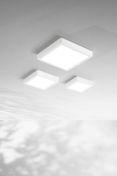 LED Deckenleuchte Aluminium IP54 3000K Weiß L:14,5 cm