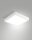 LED Deckenleuchte Aluminium IP54 3000K Weiß B:24 cm