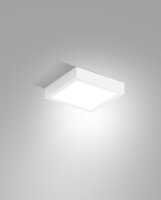LED Deckenleuchte Aluminium IP54 3000K Wei&szlig; B:18 cm