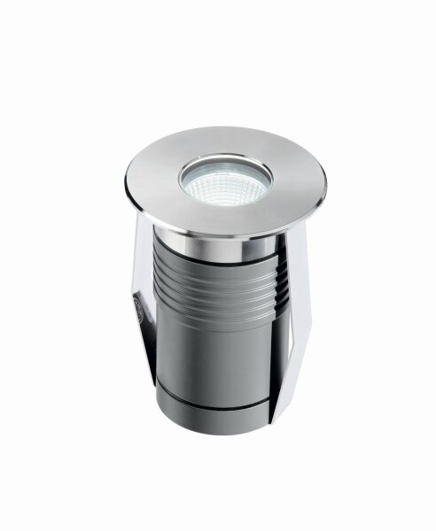LED Einbauleuchte Edelstahl Außen IP67 3000K B:7 cm