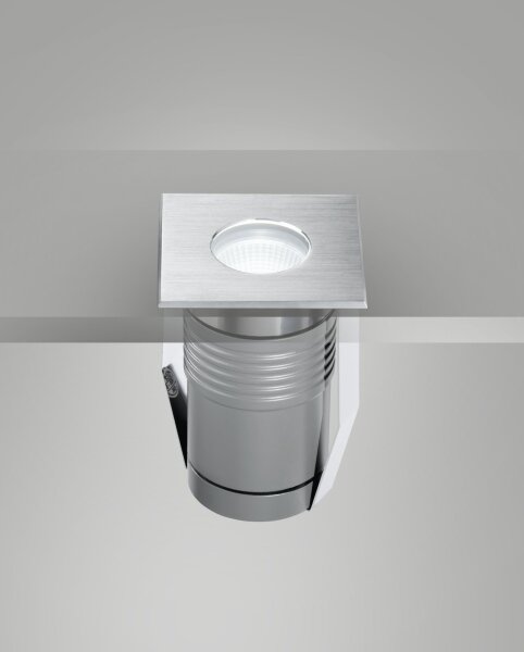 LED Einbauleuchte Edelstahl IP67 3000K B:6,6 cm