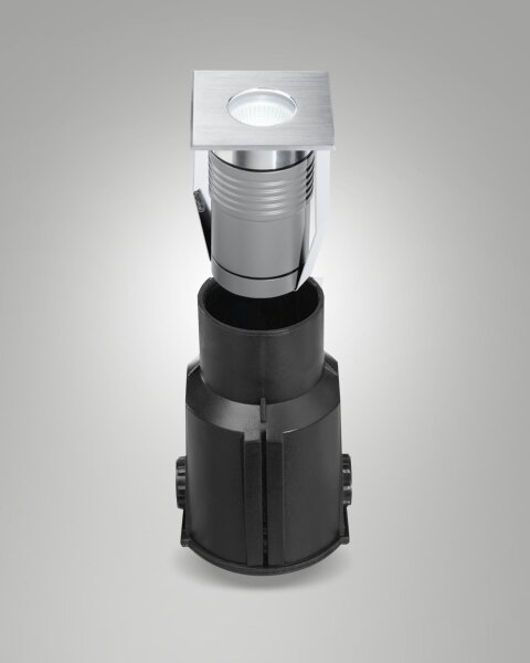 LED Einbauleuchte Edelstahl IP67 3000K B:6,6 cm