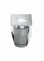 LED Einbauleuchte Edelstahl IP67 3000K B:6,6 cm