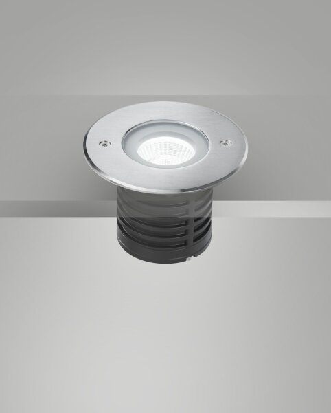 LED Einbauleuchte Edelstahl IP67 3000K L:11,6 cm