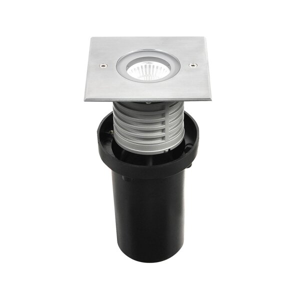 LED Einbauleuchte Edelstahl IP67 3000K B:11,6 cm