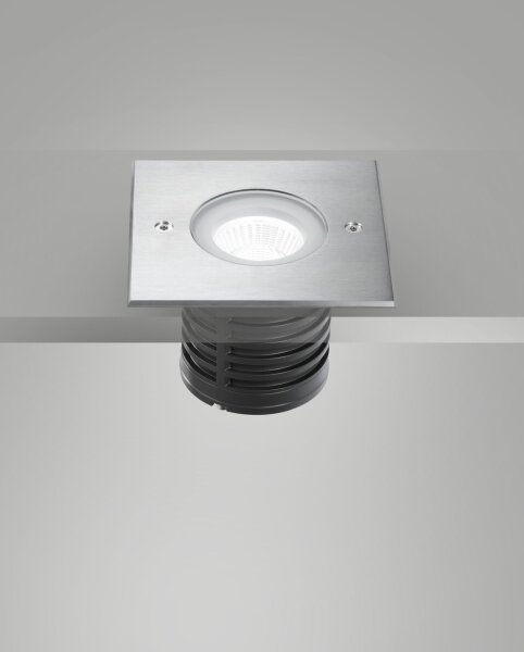 LED Einbauleuchte Edelstahl IP67 3000K B:11,6 cm