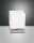 LED Tischleuchte Glas 3000K Nickel H:14 cm Modern