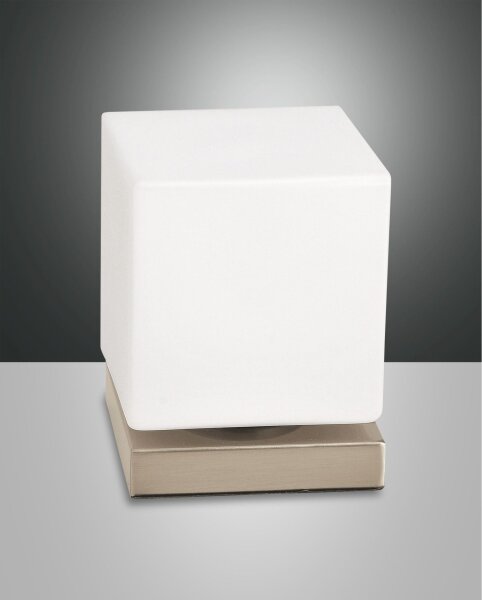 LED Tischleuchte Glas 3000K Gold 14 cm blendarm