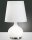 Tischleuchte Chrom E27 E14 Glas H:54 cm blendarm