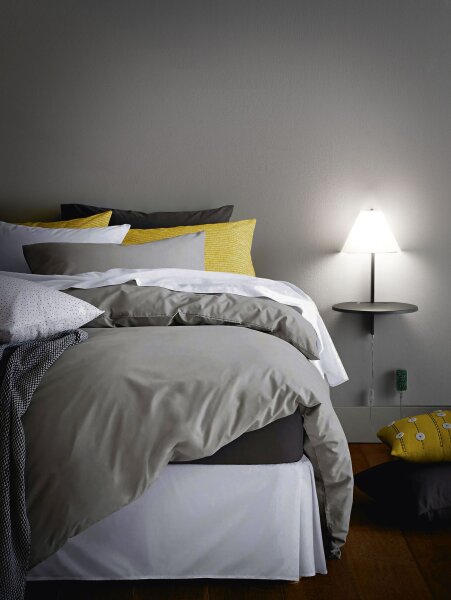 LED Wandleuchte Anthrazit 3000K Glas Weiß B:30 cm
