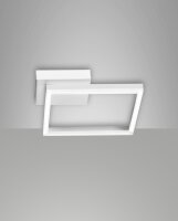 LED Deckenleuchte Aluminium 3000K Wei&szlig; dimmbar L:30 cm